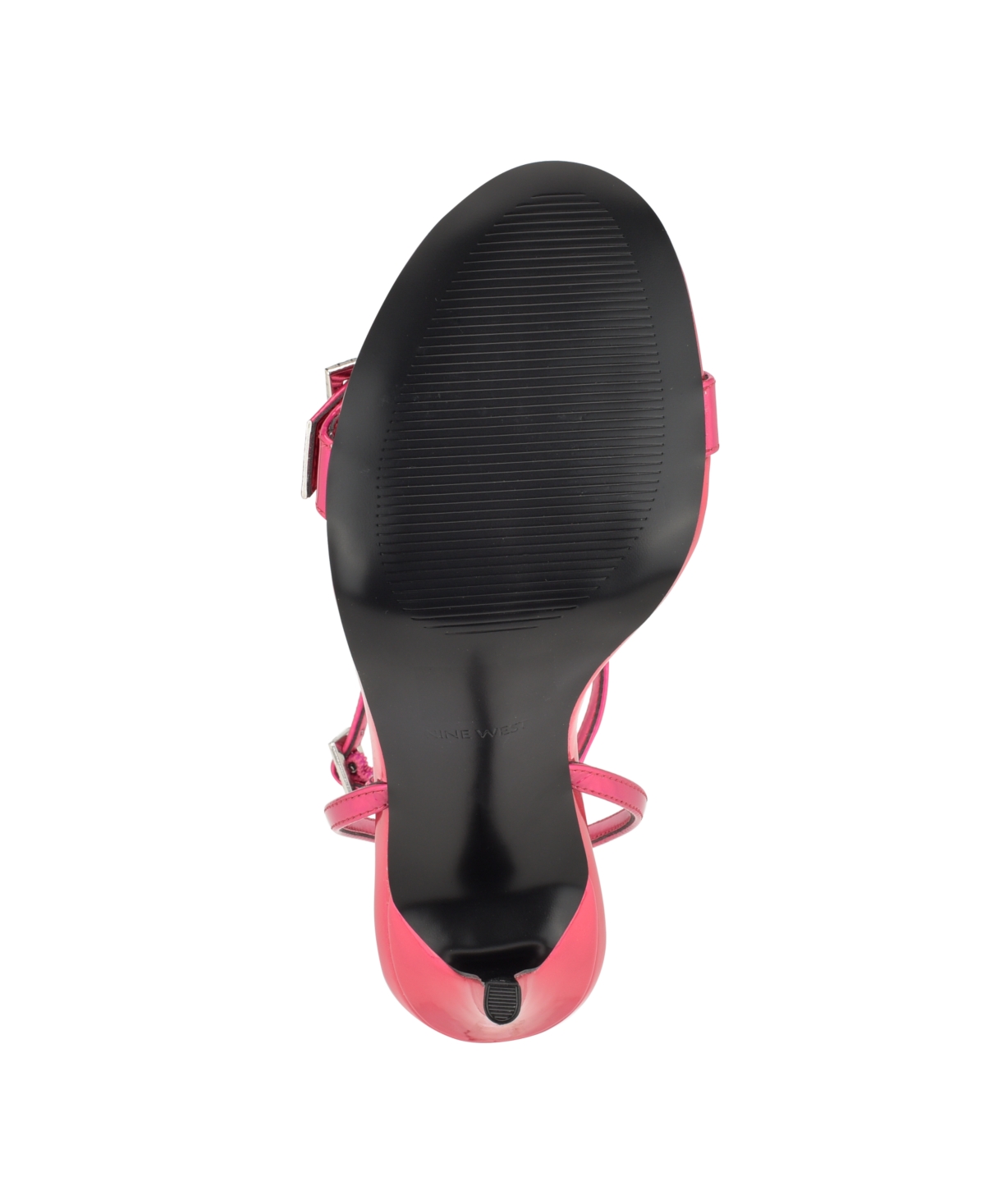 Nine West Women's Moras Stiletto Round Toe Dress Sandals - Pink Patent- Manmade