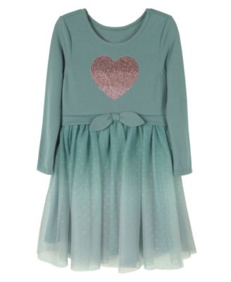 chinese dress ladies Pink Princess Tiered Long Sleeve Tutu Dress – Sweet Wink main image 0
