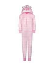 Body Candy Juniors Allover Print Plush Fleece Sleepwear Adult Onesie Union  Suit Pajama with Hood, Pink