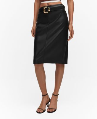 Leather pencil skirt macy's hotsell