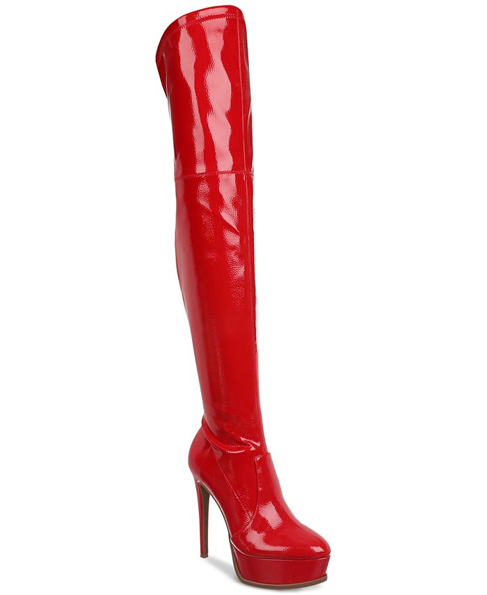Thalia Sodi Women's Silena Over-The-Knee Platform Boots, Created for ...