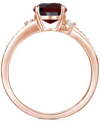 Amethyst (1-1/2 ct. t.w.) & Lab-Grown White Sapphire (1/8 ct. t.w.) Swirl Ring in 14k Gold-Plated Sterling Silver (Also in Additional Gemstones)