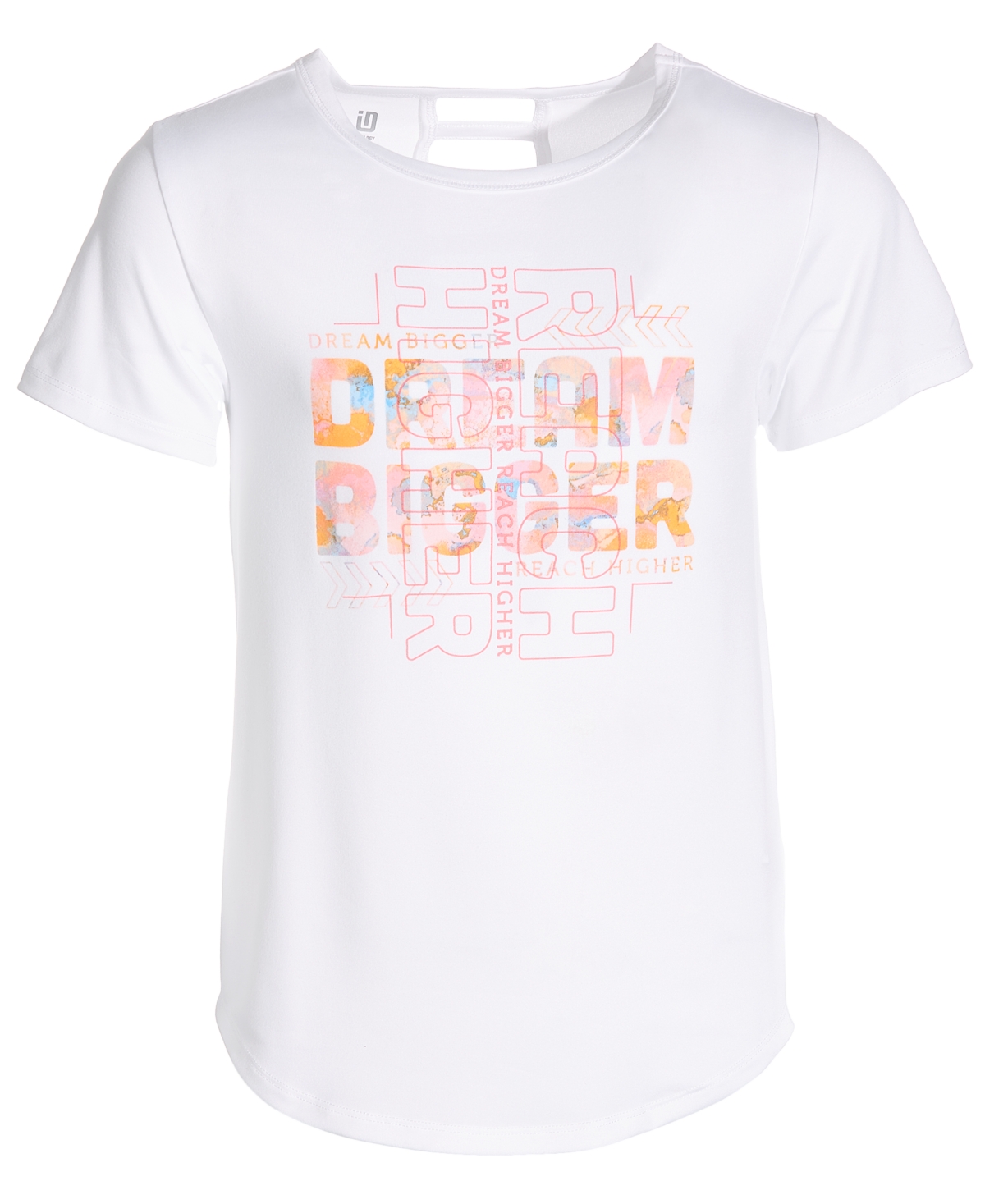 Id Ideology Kids' Big Girl Dream Bigger Graphic Short-sleeve T-shirt, Created For Macy's In Bright White