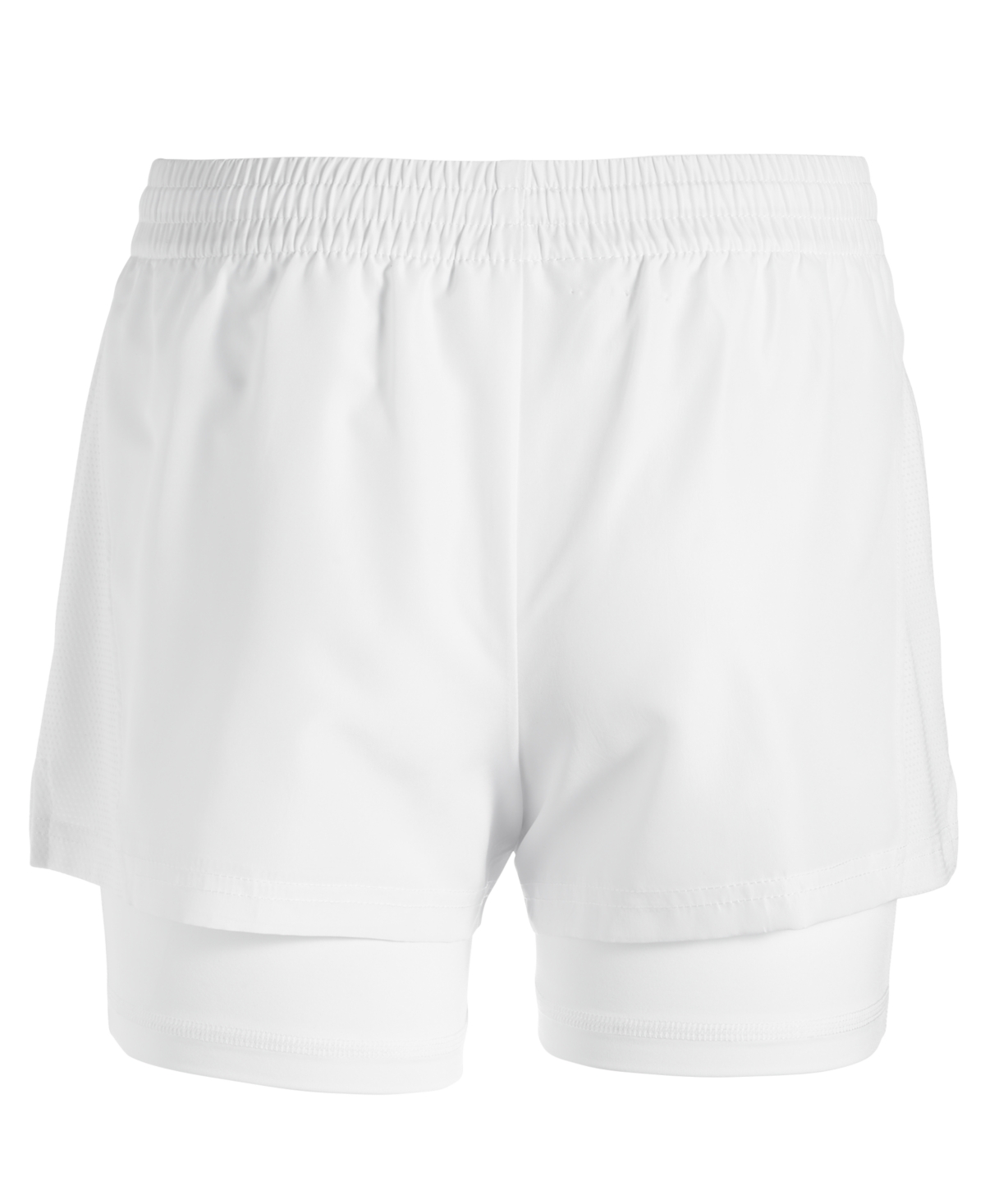 Id Ideology Big Girls Solid Layered-Look Shorts, Created for Macy's
