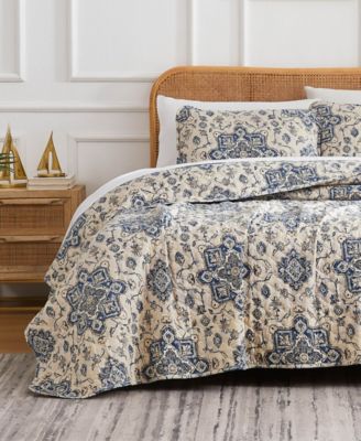 Southshore Fine Linens Persia Oversized Quilt Set In Multi