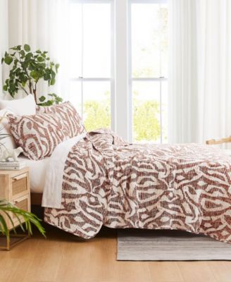 Khari Oversized 3 Piece Quilt Set, Full/Queen