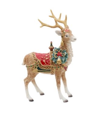 Noel Holiday Grand Deer Figurine, 17.75-in