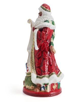 Studio Collection 13-Inch African-American Santa Figurine