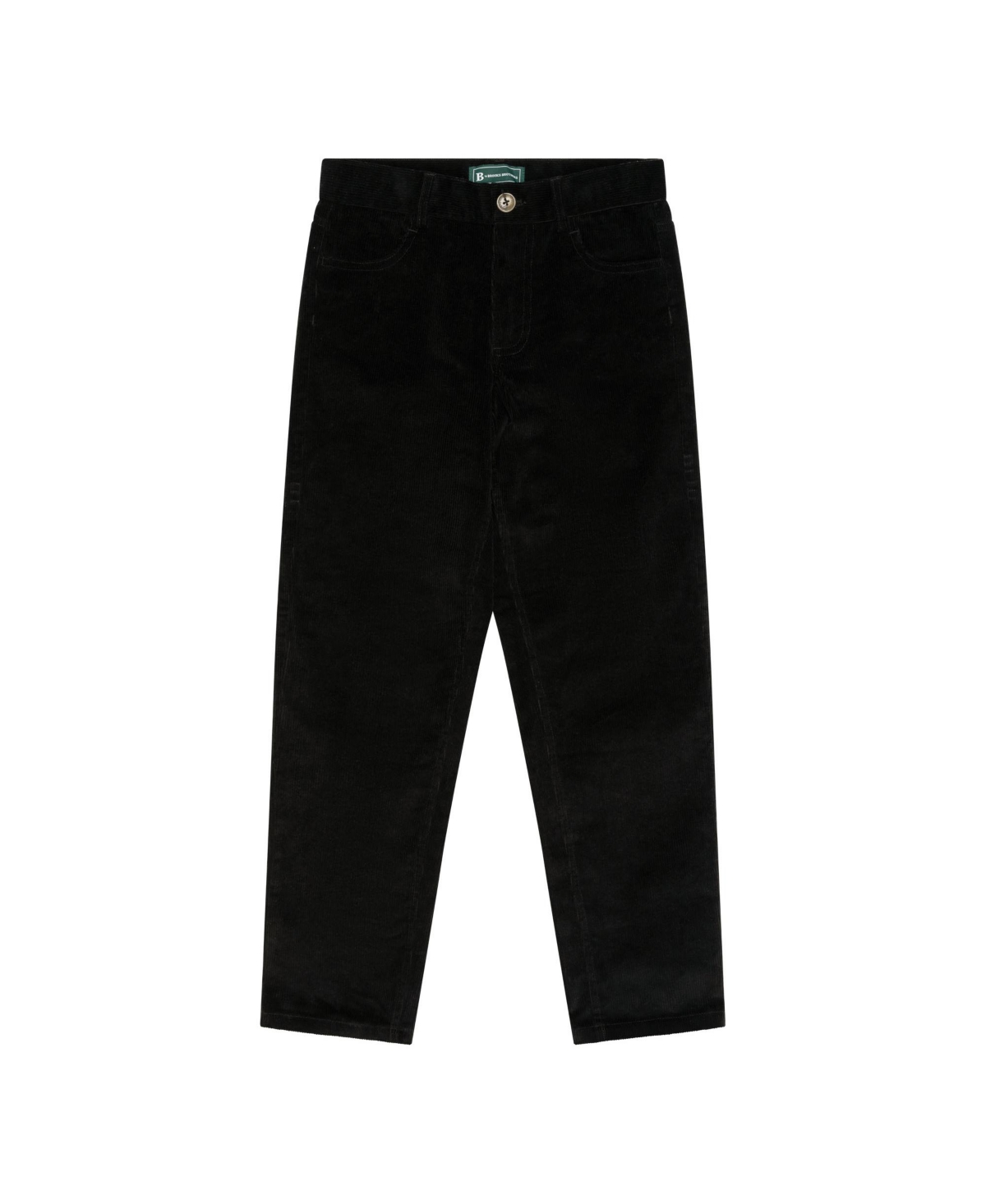 Brooks Brothers Kids' B By  Big Boys Classic Fit Woven Twill Pants In Black
