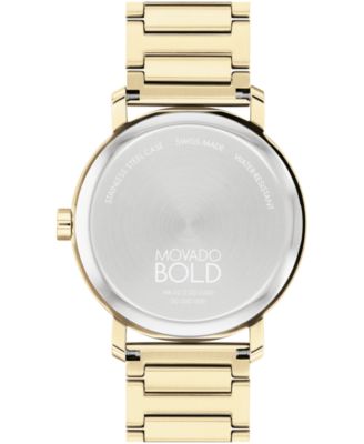 Men's Bold Evolution 2.0 Swiss Quartz Ionic Plated Light Gold-Tone 2 Steel Watch 40mm