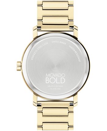 Men's Bold Evolution 2.0 Swiss Quartz Ionic Plated Light Gold-Tone 2 Steel  Watch 40mm