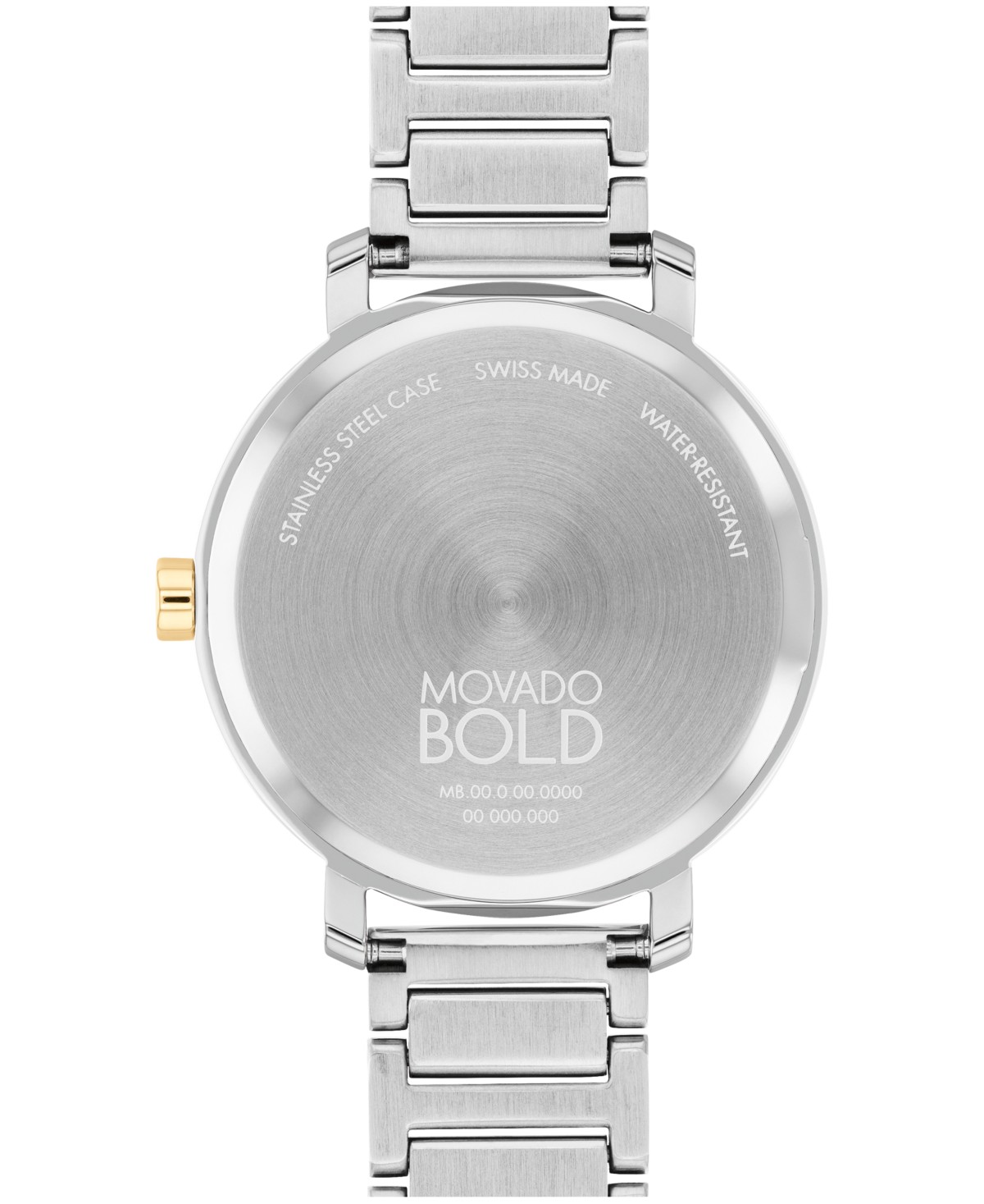 Женские часы Movado Bold Evolution 2.0 двухцветные стальные, 34мм — фото 4