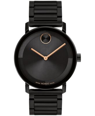 Movado Men's Bold Evolution 2.0 Swiss Quartz Ionic Plated Black Steel Watch  40mm - Macy's