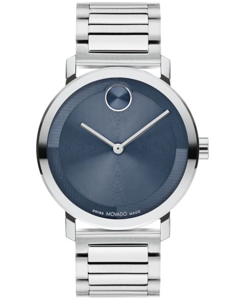 Мужские часы Movado Bold Evolution 2.0 Swiss Quartz Silver-Tone Stainless Steel Watch 40mm