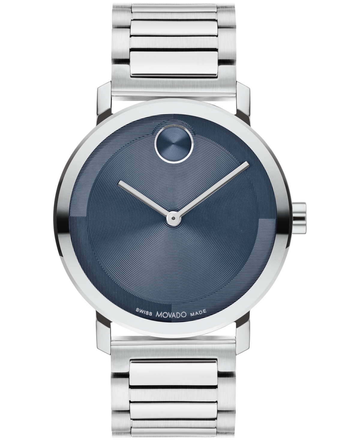 Movado Men's Bold Evolution 2.0 Swiss Quartz Silver-tone Stainless Steel Watch 40mm
