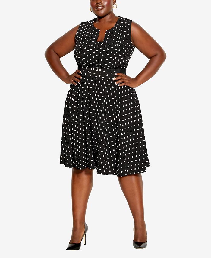 Macy's all white outlet plus size dresses