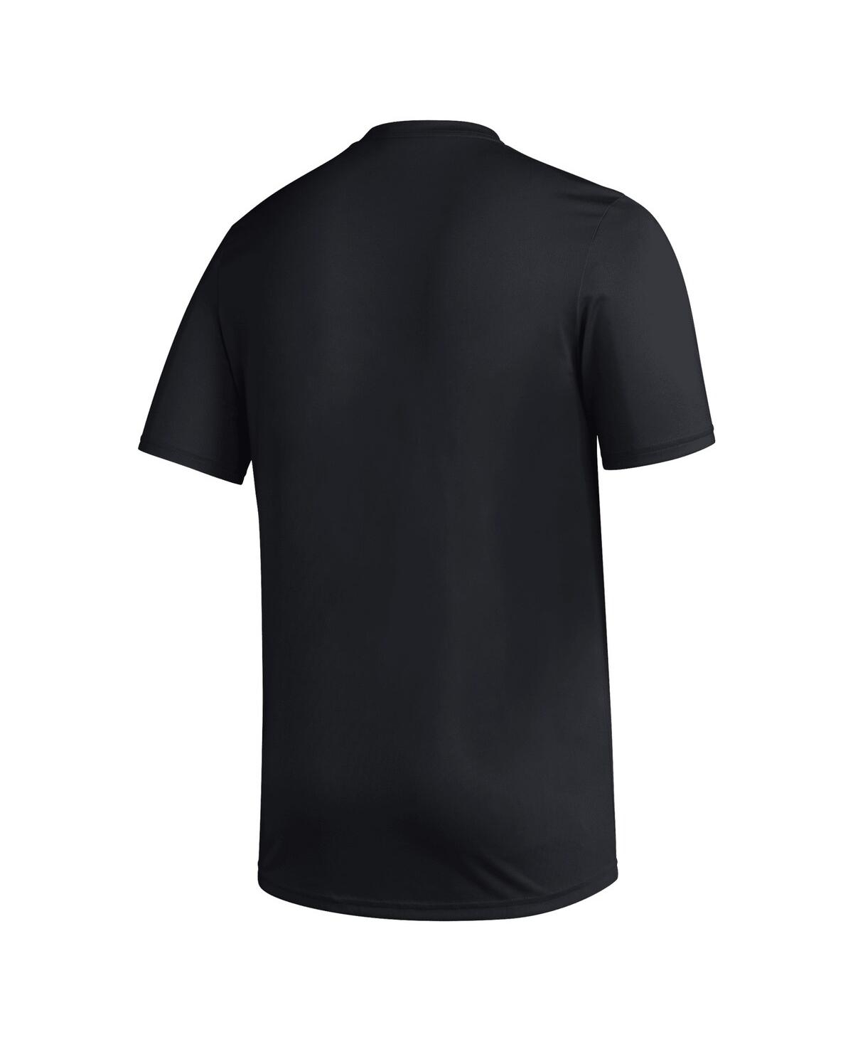 Shop Adidas Originals Men's Adidas Black Arizona State Sun Devils Sideline Strategy Glow Pregame T-shirt