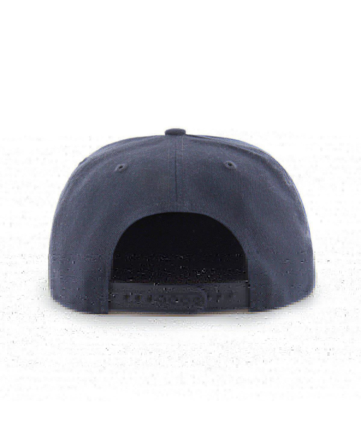 Men's '47 BrandDenver Nuggets Sure Shot Captain Snapback Hat - Navy