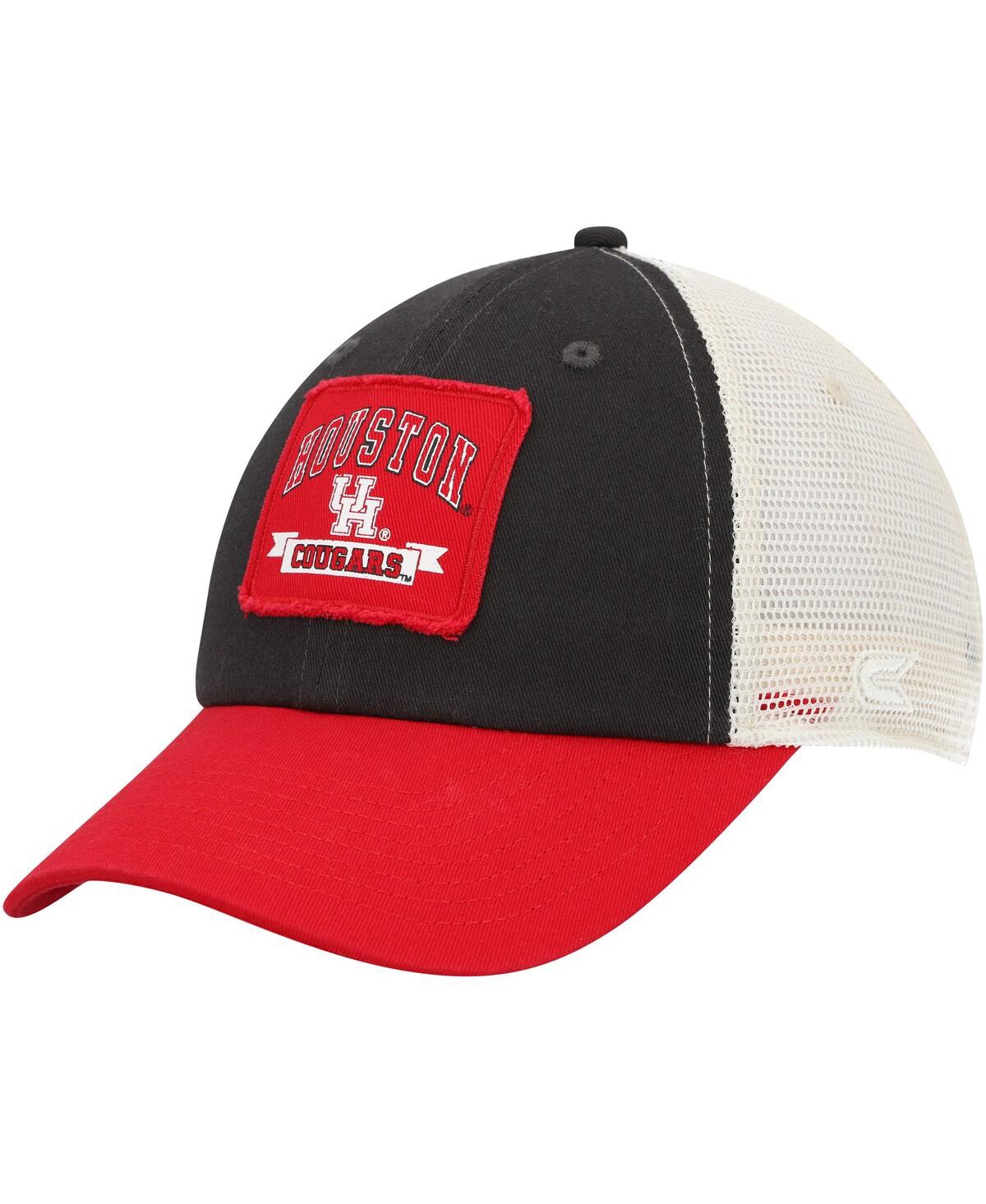 Colosseum Charcoal Houston Cougars Objection Snapback Hat In Charcoal