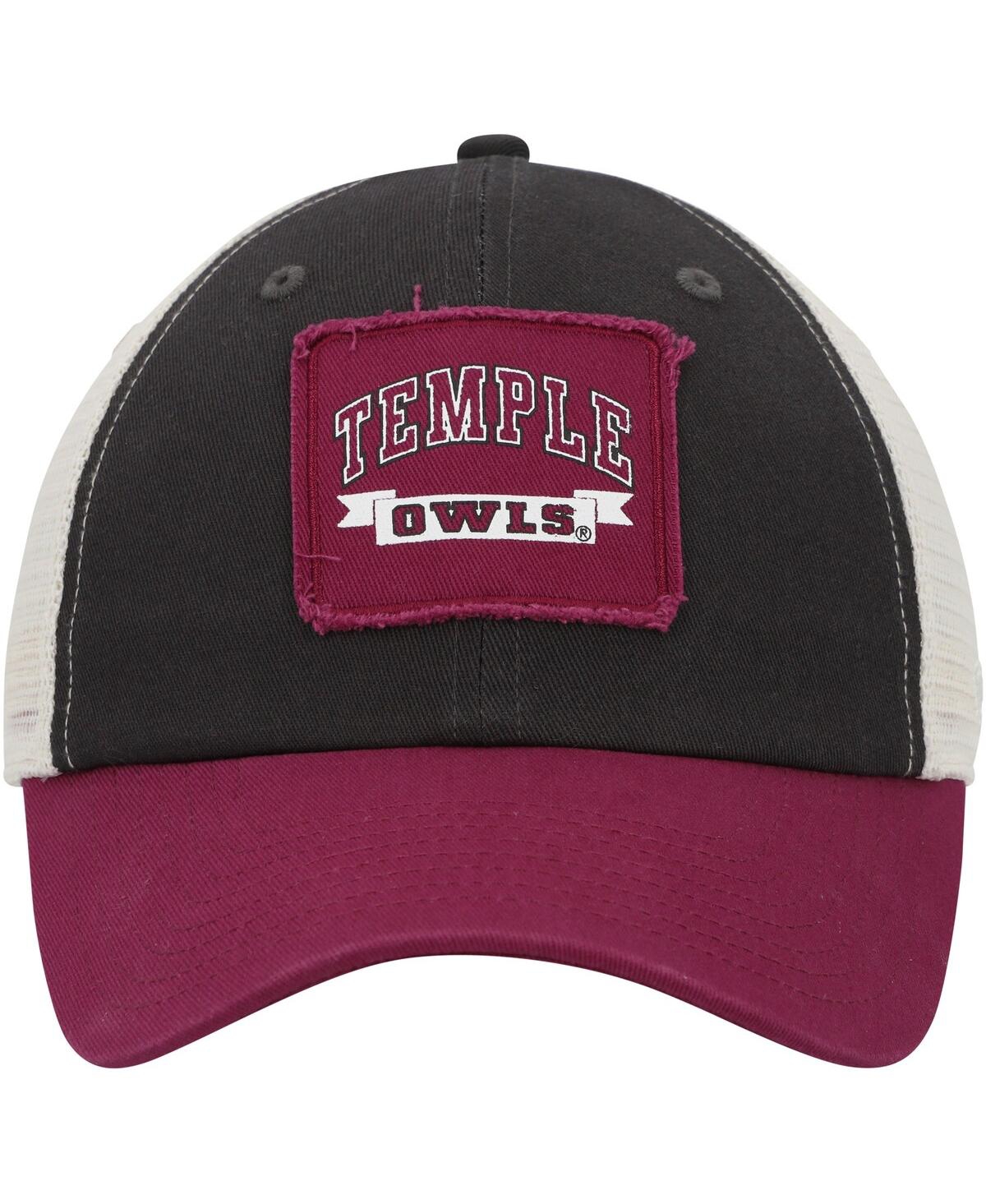 Colosseum Charcoal Temple Owls Objection Snapback Hat In Charcoal