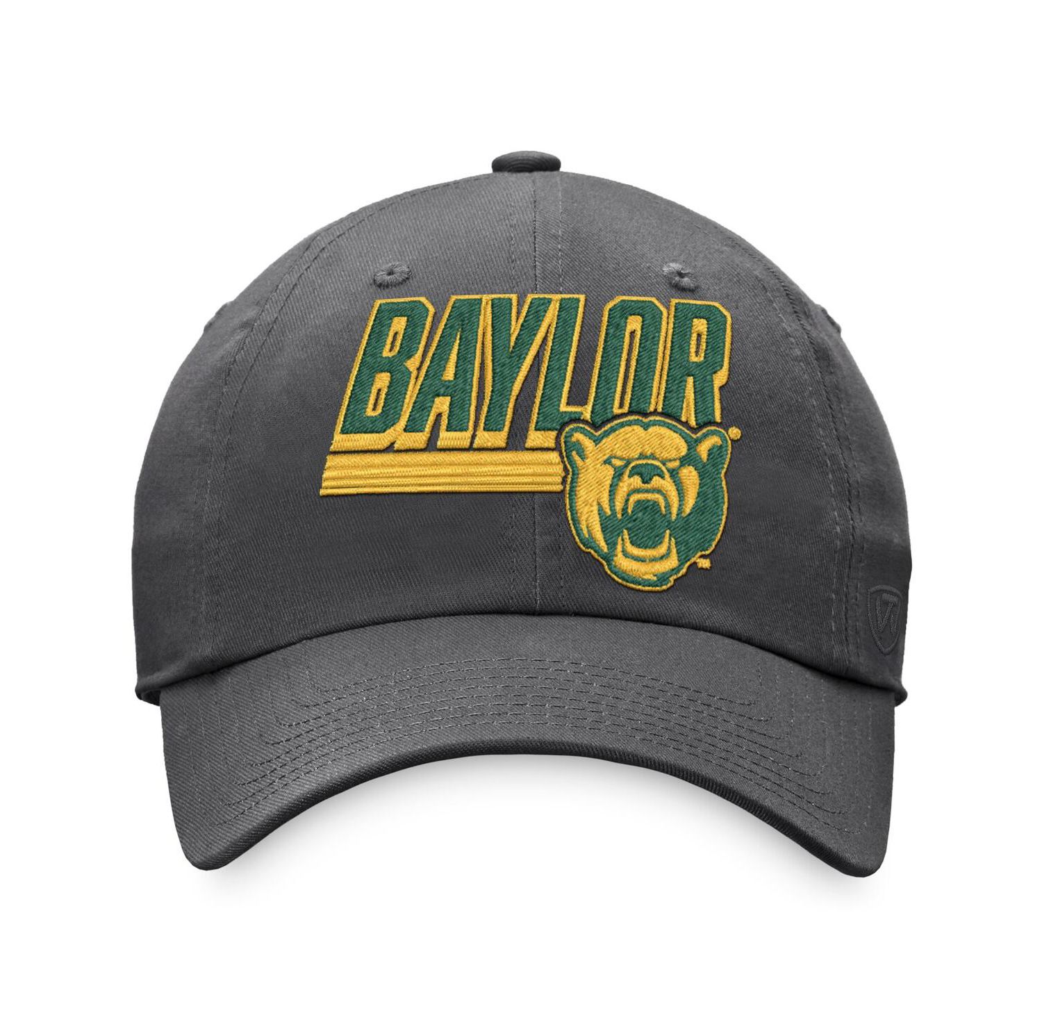 Men's Charcoal Baylor Bears Slice Adjustable Hat