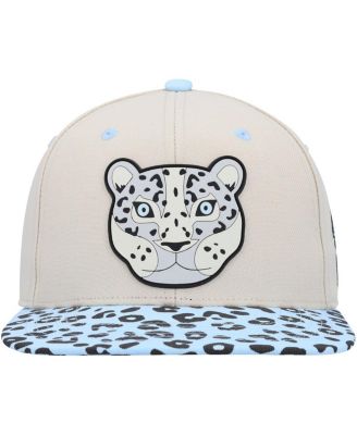 Big Boys and Girls Cream Explore Snow Leopard Snapback Hat