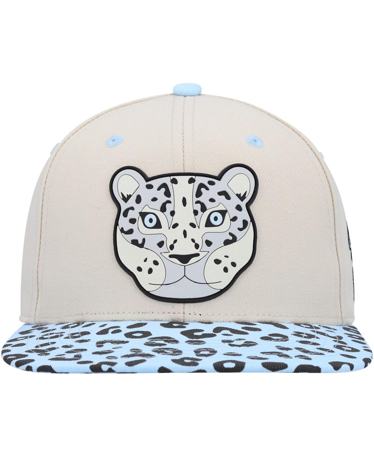 Shop Explore Big Boys And Girls  Cream  Snow Leopard Snapback Hat