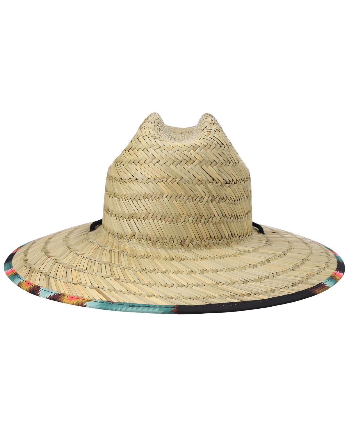Shop Billabong Men's  Natural Tides Print Beach Straw Hat