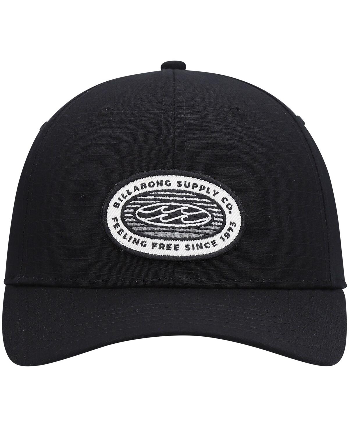 Men's BillabongStealth Walled Snapback Hat - Black