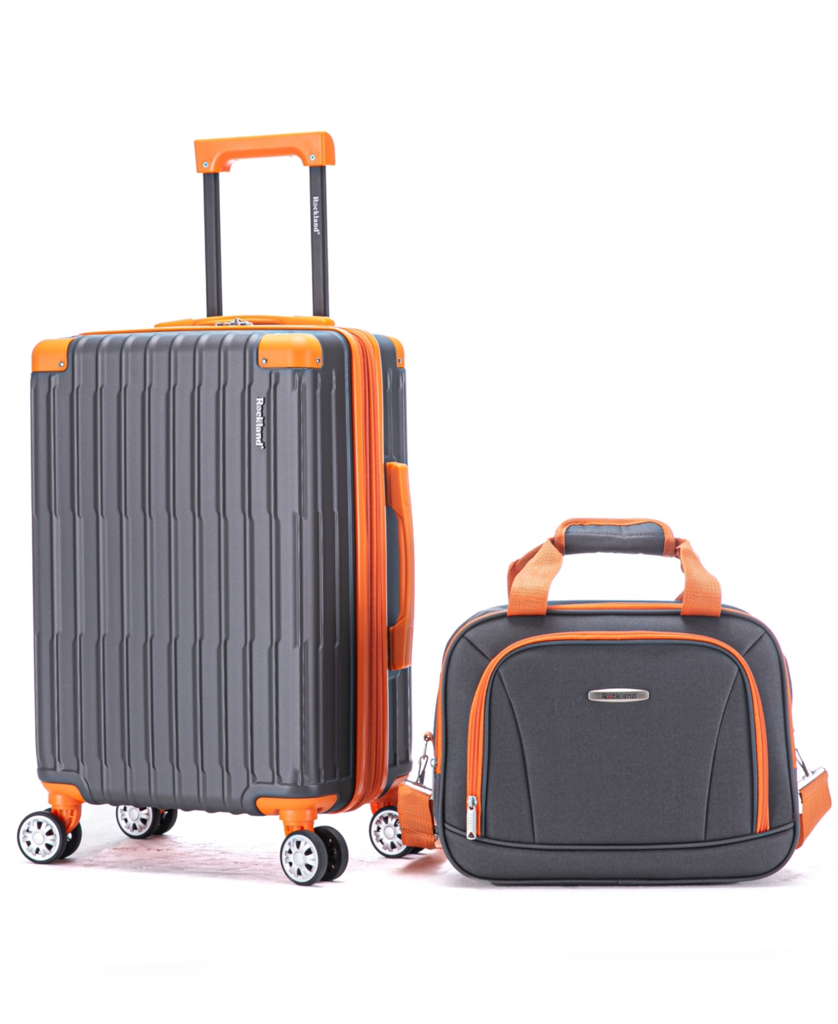 Rockland Napa Valley Luggage Set, 2 Piece In Charcoal