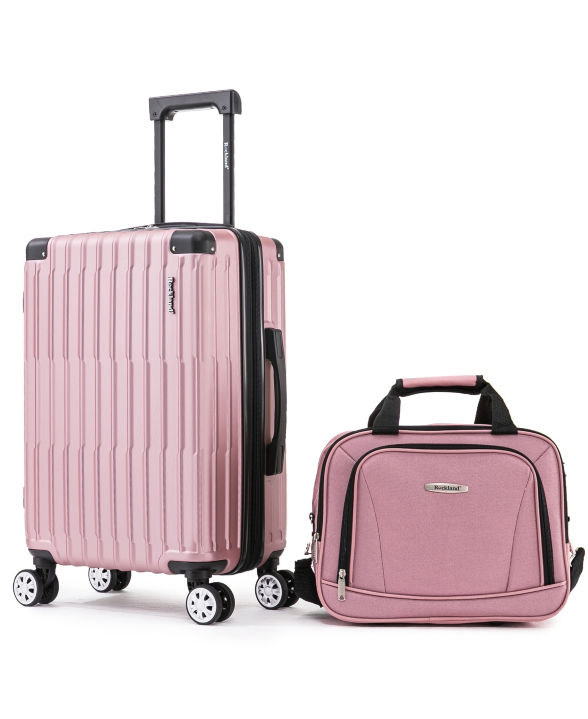Rockland Napa Valley Luggage Set, 2 Piece In Pink
