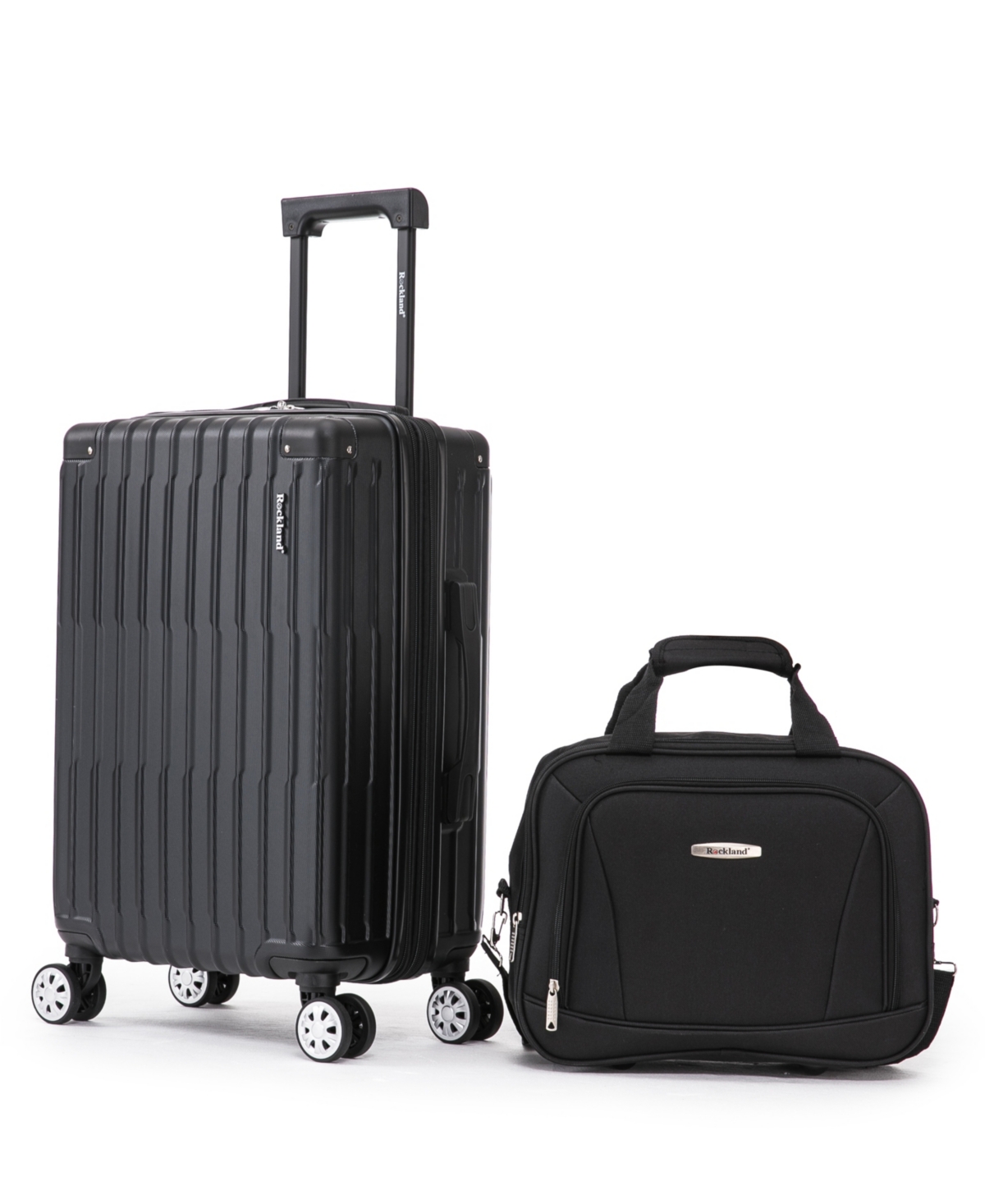 Rockland Napa Valley Luggage Set, 2 Piece In Black