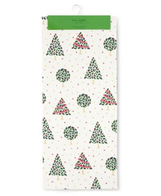 Holiday Confetti Acrobat Plaid Reversible Holiday Table Runner, 15" x 72"