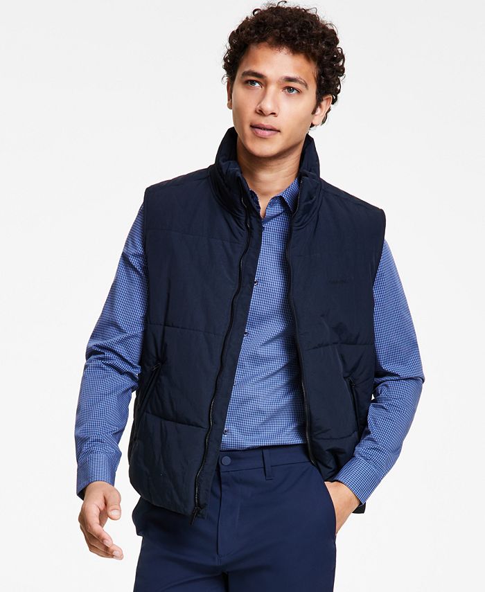 Macys mens puffer sales vest