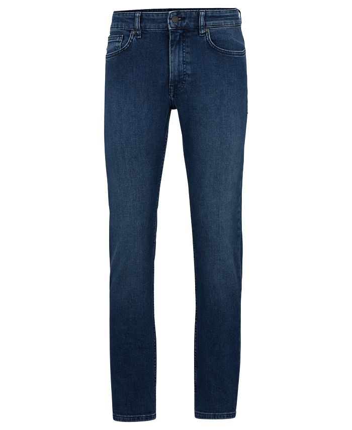 Hugo Boss Men's Comfort-Stretch Denim Slim-Fit Jeans - Macy's