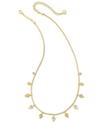 Kendra Scott - Gold-Tone Kinsley Crystal Strand Necklace