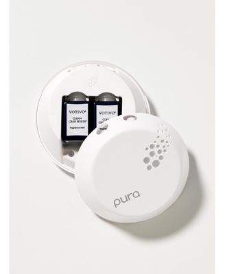 and Votivo - Clean Crisp White - Fragrance for Smart Home Air Diffusers - Room Freshener - Aromatherapy Scents for Bedrooms & Living Rooms - 2 Pack