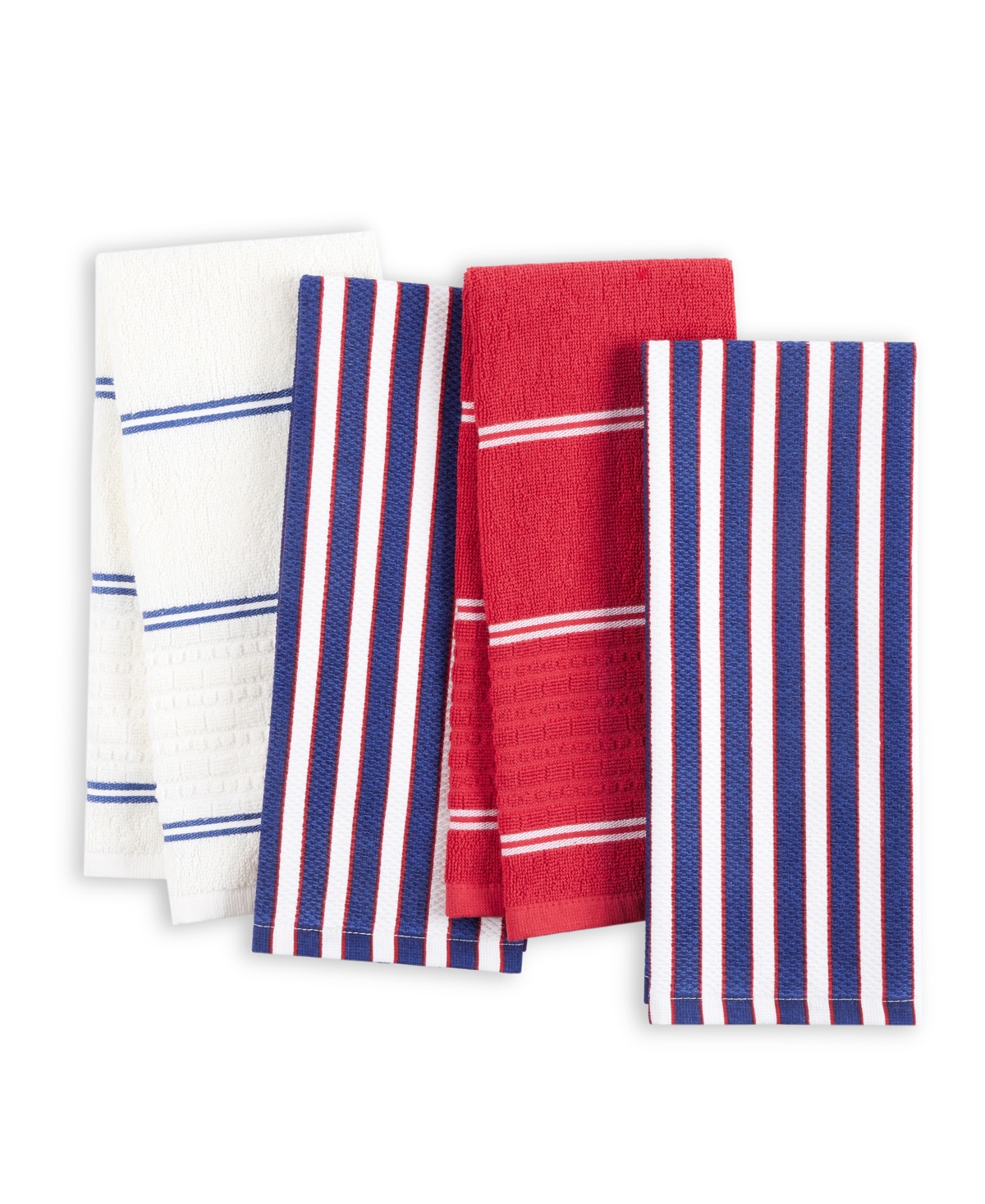 kate spade new york Botanical Stripe Kitchen Towels 4-Pack Set, 17