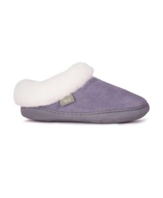 Cloud Nine Sheepskin Pantuflas De Interior De Ganchillo Para Mujer, Castaño
