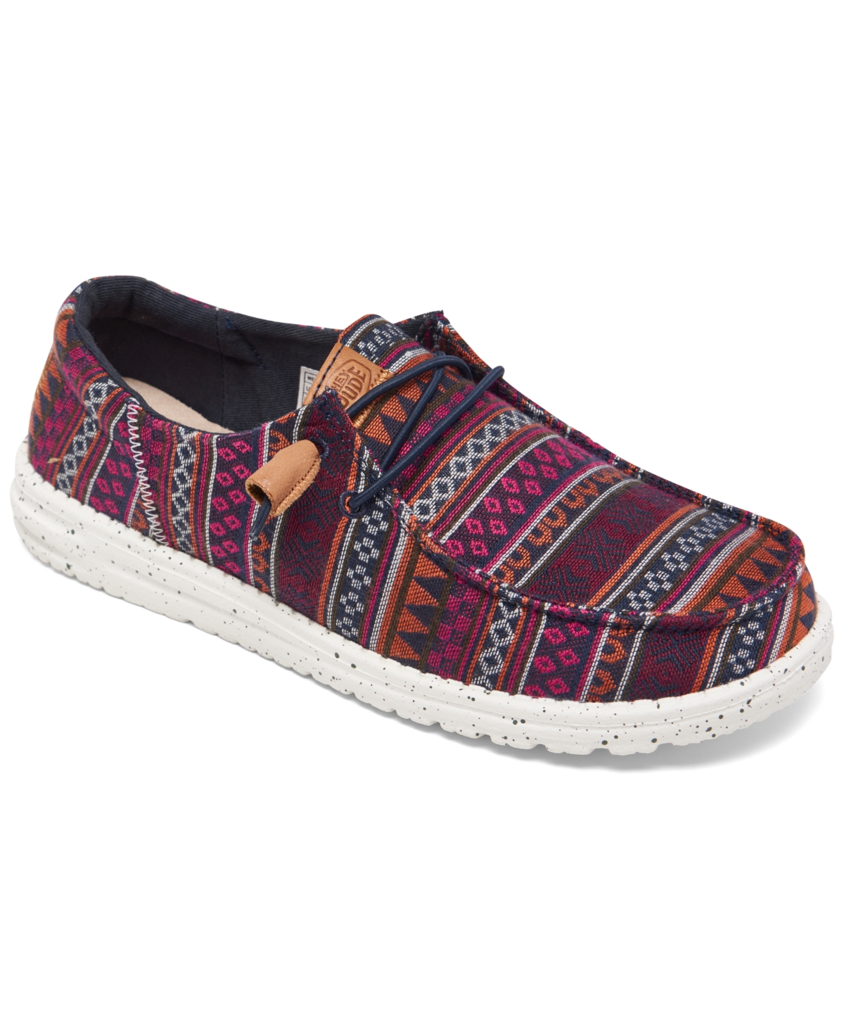 Hey Dude Women's Wendy Baja Slip-on Casual Moccasin Sneakers From Finish Line In Baja Allover Print