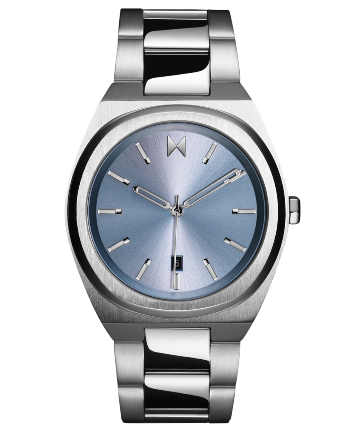 Mvmt Men's Odyssey Ii Silver-tone Stainless Steel Bracelet Watch 42mm In Blue