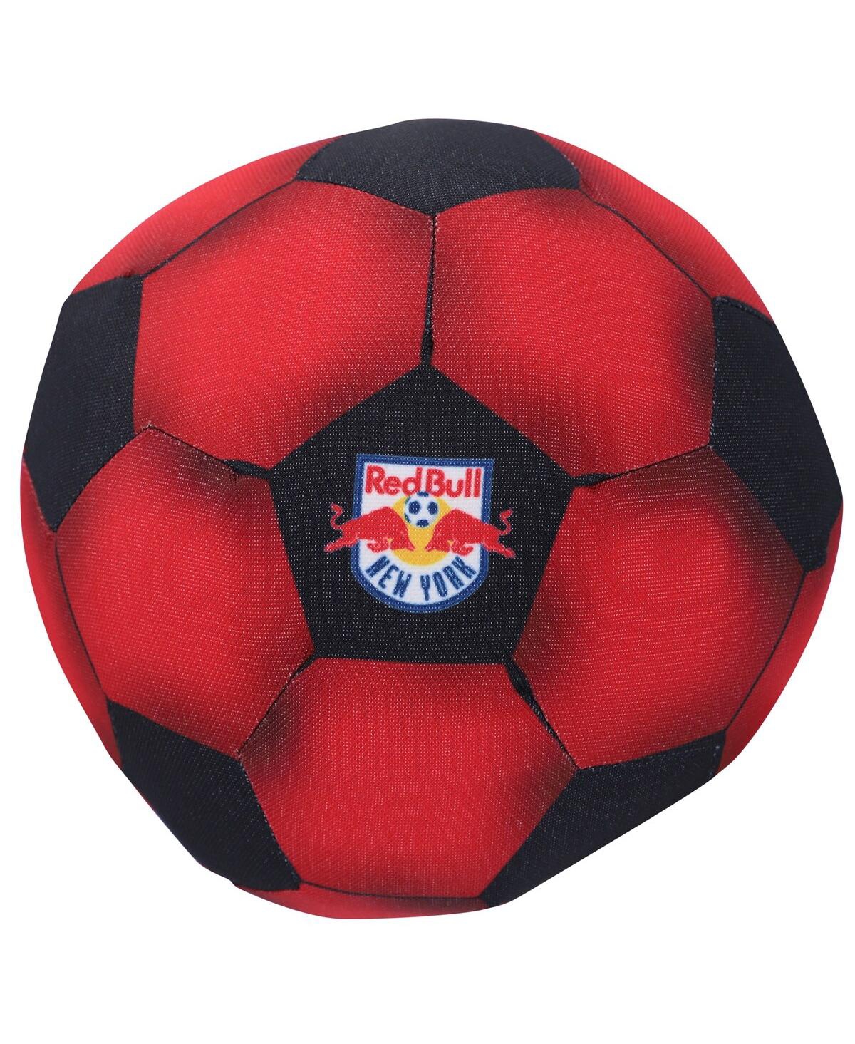 New York Red Bulls Soccer Ball Plush Dog Toy - Red