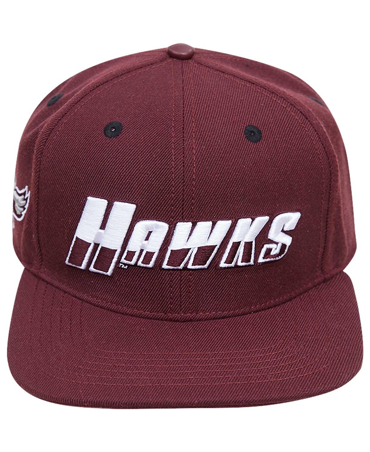 Pro Standard Maroon Maryland Eastern Shore Hawks Evergreen Hawks Snapback Hat In Maroon