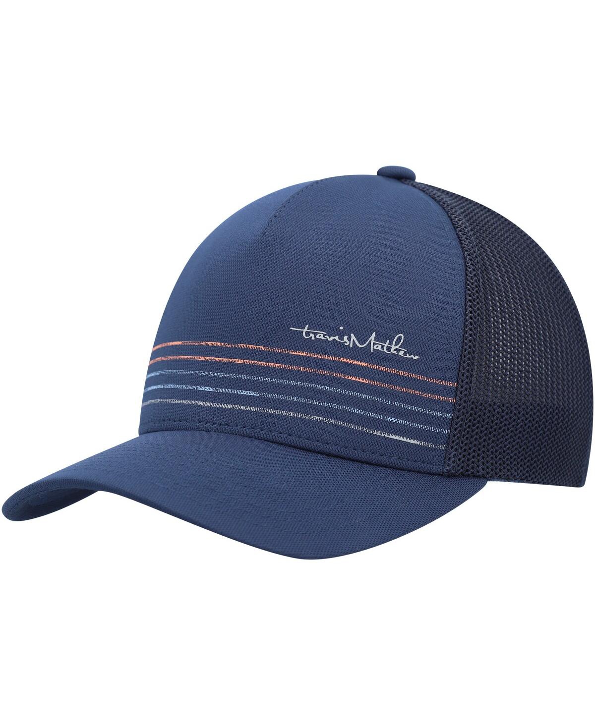 Travis Mathew Men's  Navy Buenos Dias Trucker Adjustable Hat