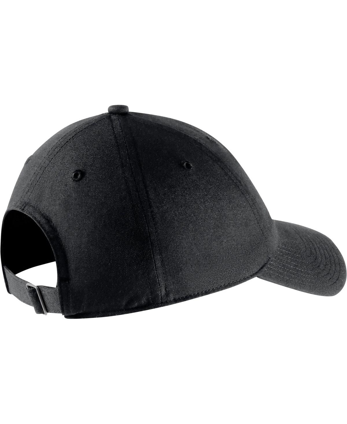 Shop Nike Men's  Black Canada Soccer Campus Adjustable Hat