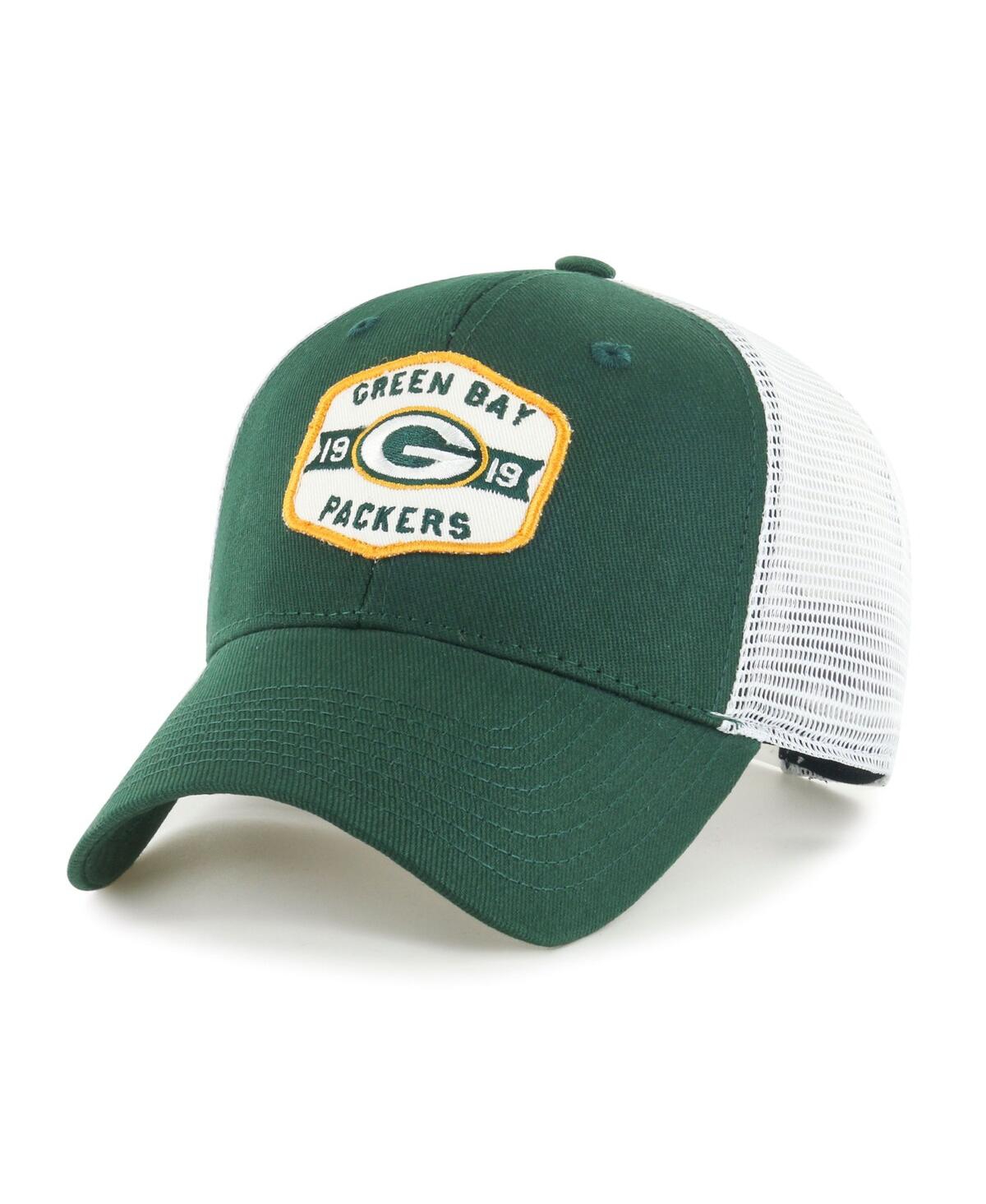 Men's Green, White Green Bay Packers Gannon Snapback Hat - Green, White