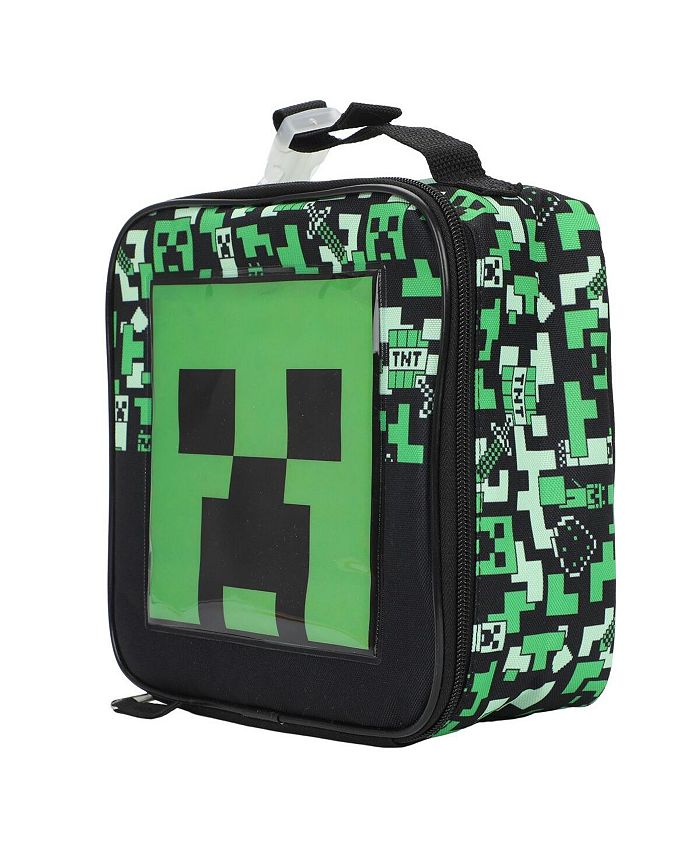 MINECRAFT Calzini Bambino - Calze Bambino in Cotone - Calzini Ragazzo Taglia Unica Pacco da 3/5 Gadget Regalo (Nero/Grigio, 31-36