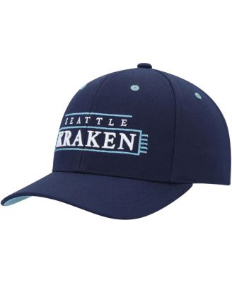 Men's Deep Sea Blue Seattle Kraken LOFI Pro Snapback Hat