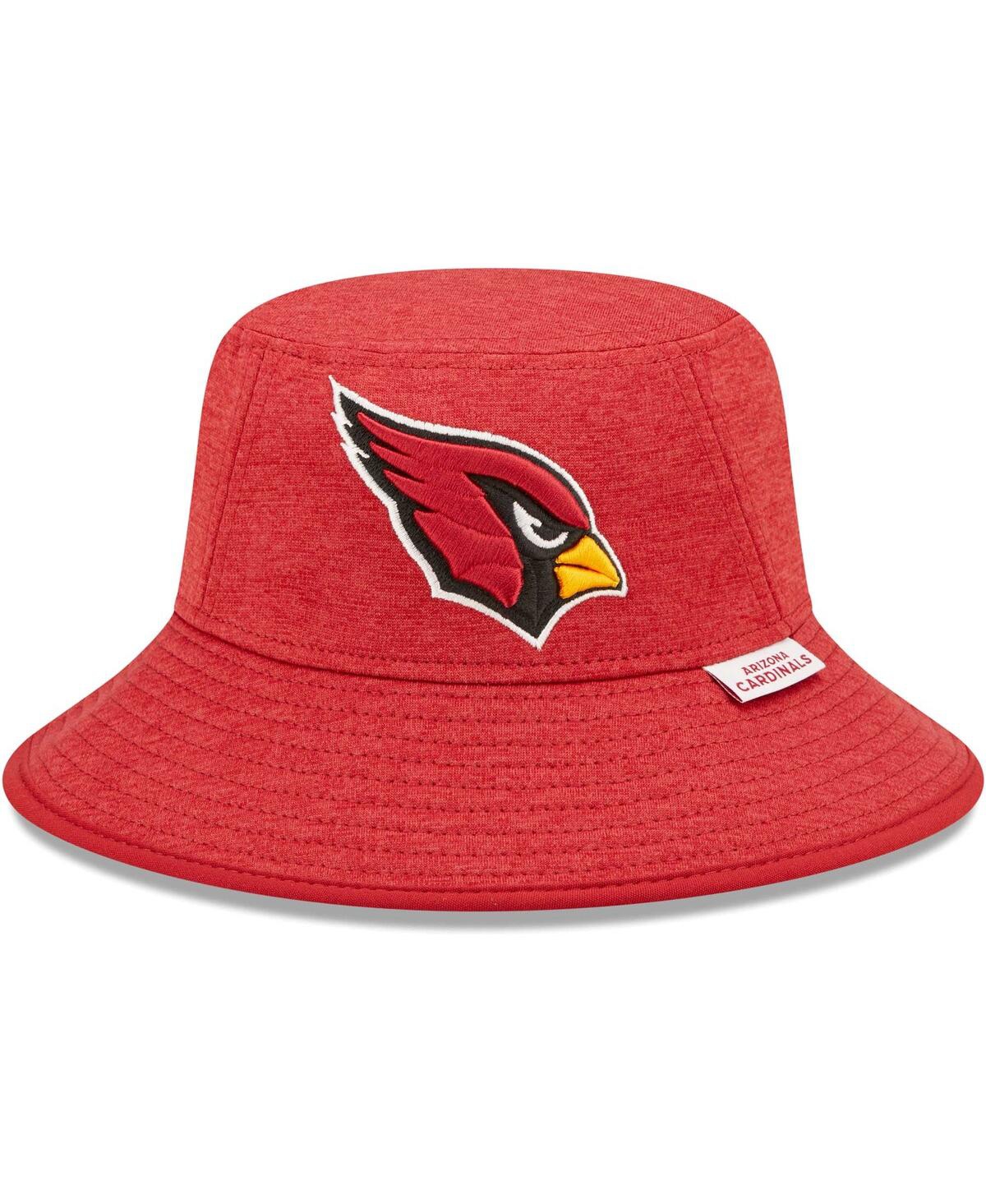 Shop New Era Men's  Heather Cardinal Arizona Cardinals Bucket Hat