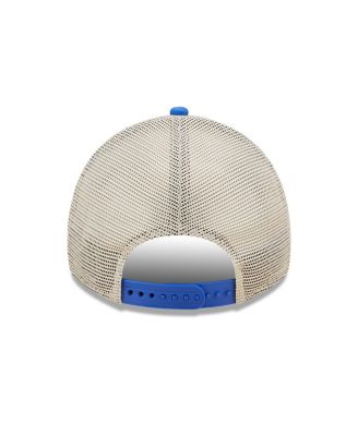 Men's Royal, Natural Los Angeles Rams Devoted Trucker 9TWENTY Snapback Hat